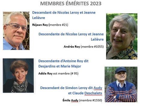 Membres émérites 2023