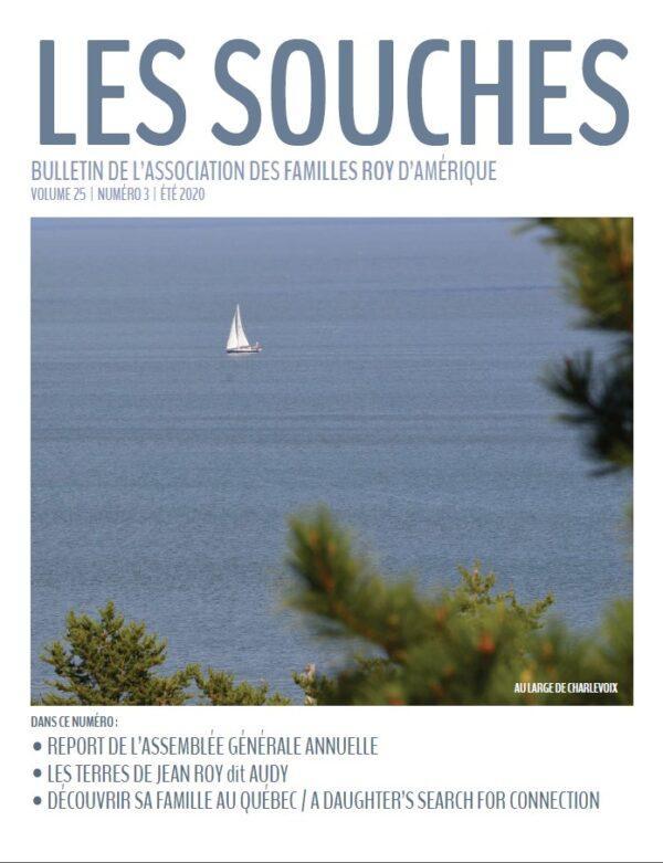 Revue Les Souches, Volume 25, numéro 3, Juillet 2020