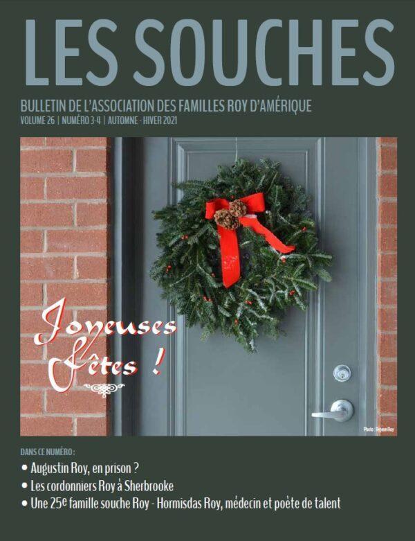 Revue Les Souches, Volume 26, numéro 3-4, Novembre 2021