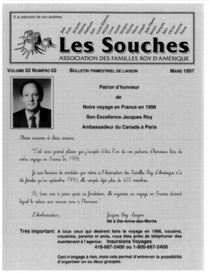 Revue Les Souches, Volume 2, numéro 2, Mars 1997