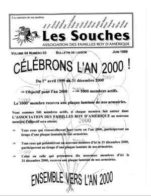 Revue Les Souches, Volume 4, numéro 3, Juin 1999