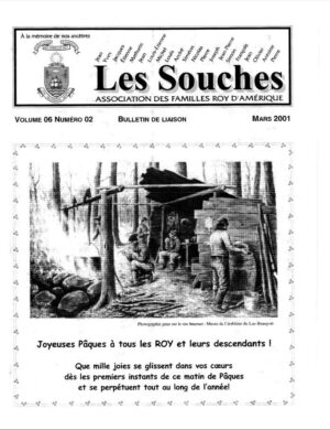 Revue Les Souches, Volume 6, numéro 2, Mars 2001