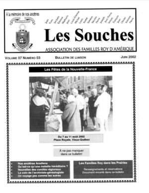 Revue Les Souches, Volume 7, numéro 3, Juin 2002