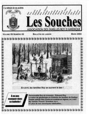 Revue Les Souches, Volume 9, numéro 2, Mars 2004