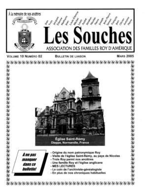 Revue Les Souches, Volume 10, numéro 2, Mars 2005