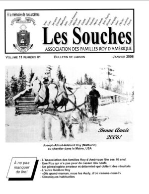 Revue Les Souches, Volume 11, numéro 1, Janvier 2006