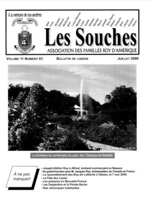 Revue Les Souches, Volume 11, numéro 3, Juillet 2006