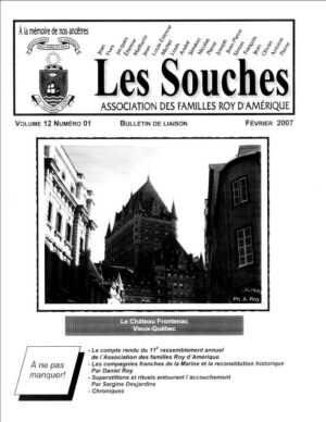 Revue Les Souches, Volume 12, numéro 1, Février 2007