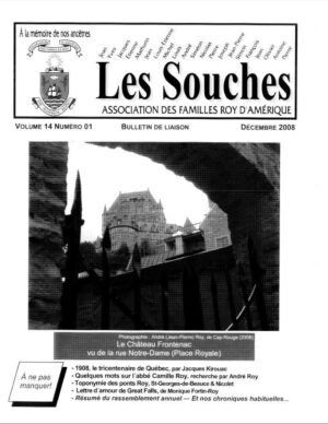 Revue Les Souches, Volume 14, numéro 1, Décembre 2008