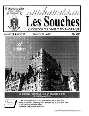 Revue Les Souches, Volume 14, numéro 3, Mai 2009