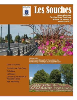 Revue Les Souches, Volume 16, numéro 3, Septembre 2011