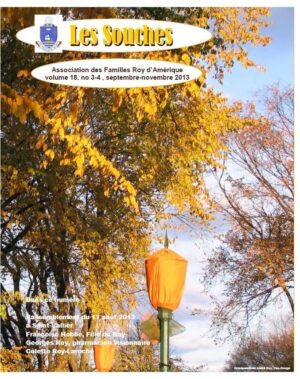 Revue Les Souches, Volume 18, numéro 3-4, Septembre 2013