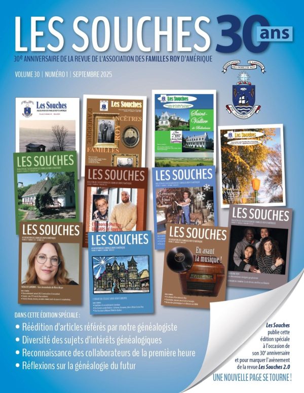 Revue Les Souches, Volume 30, numéro 1, Septembre 2025